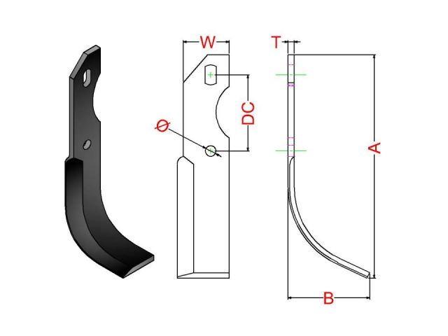 CUCHILLA 38-E D.10,5mm 